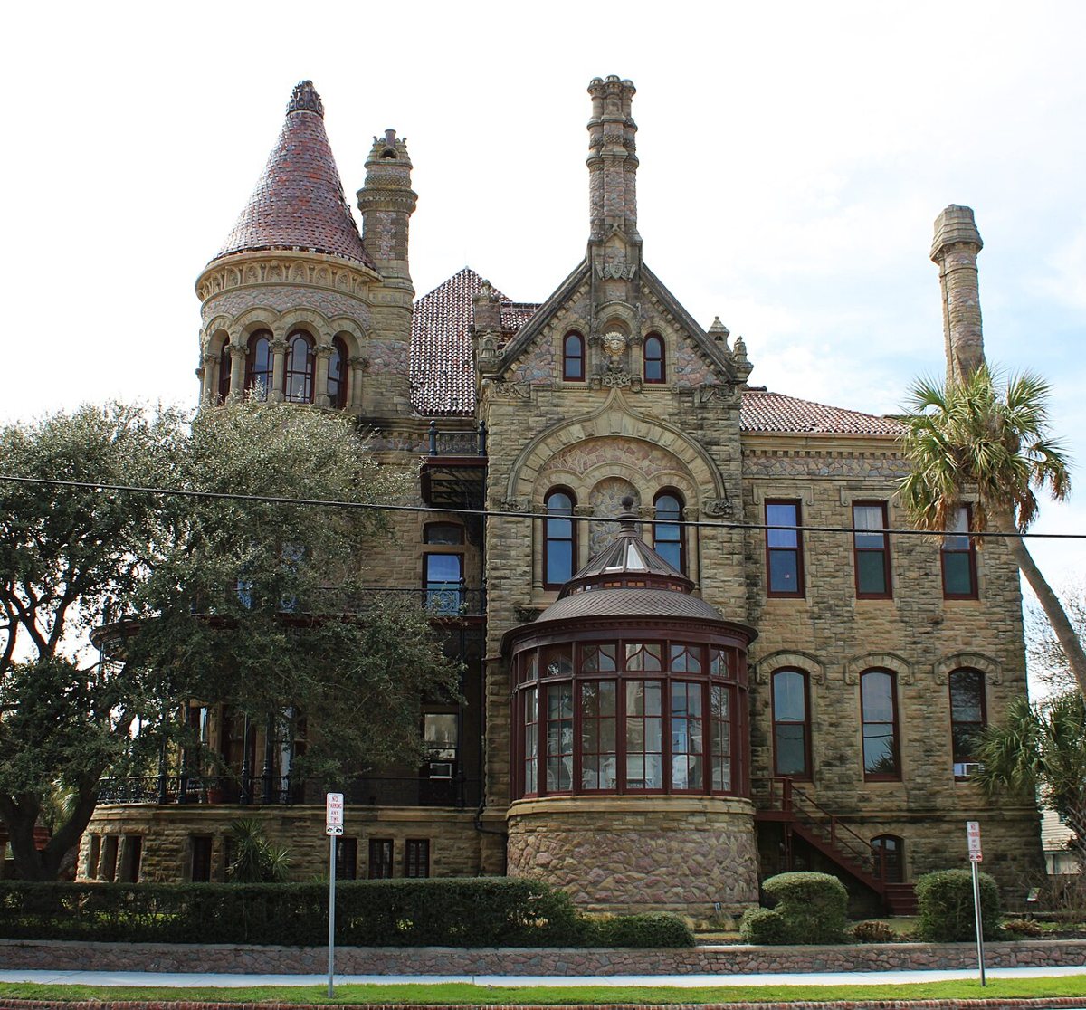 The Bishop's Palace Victorian mansion in Galveston, Texas