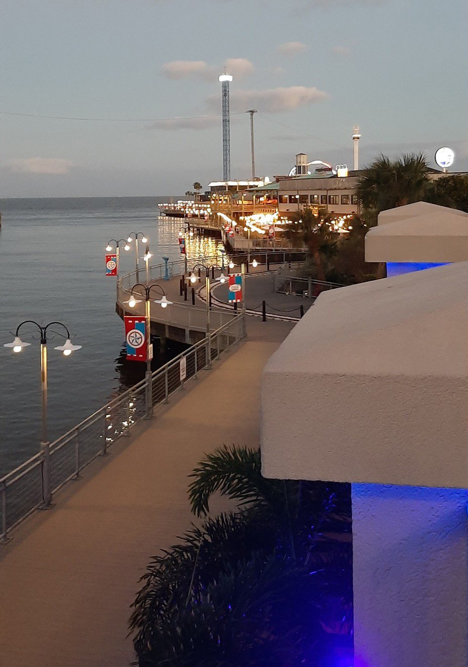 Kemah Boardwalk along Galveston Bay