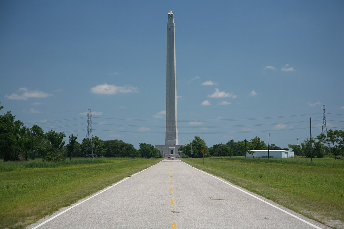 San Jacinto Monument near Houston